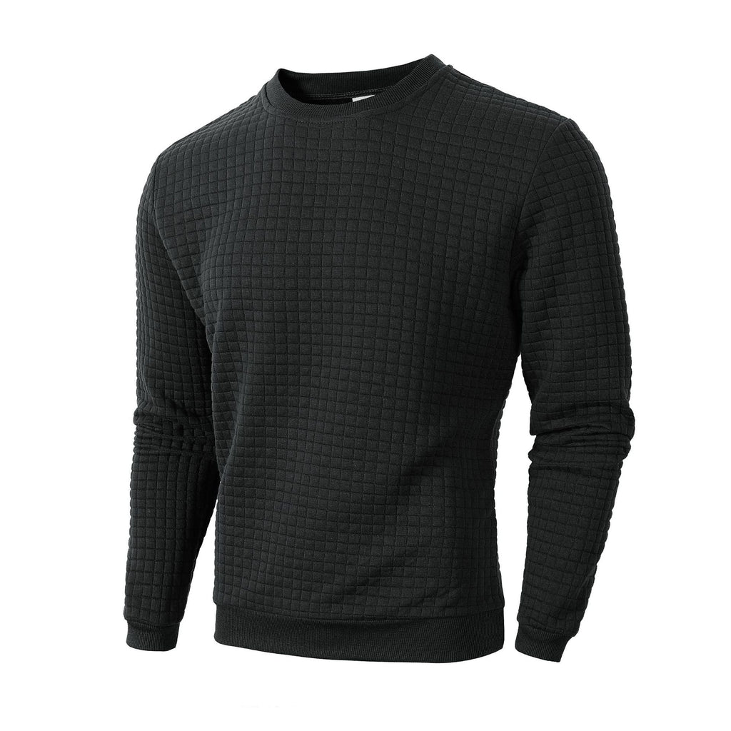 Reuben | Mens Checkered Crewneck Sweatshirt - 5