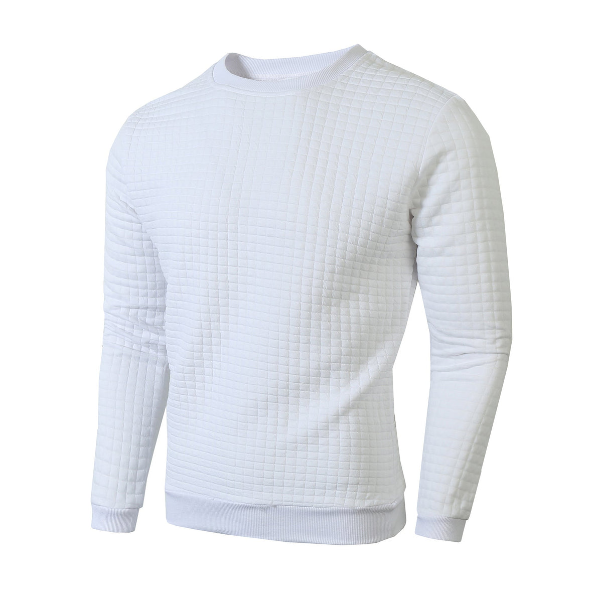 Reuben | Mens Checkered Crewneck Sweatshirt