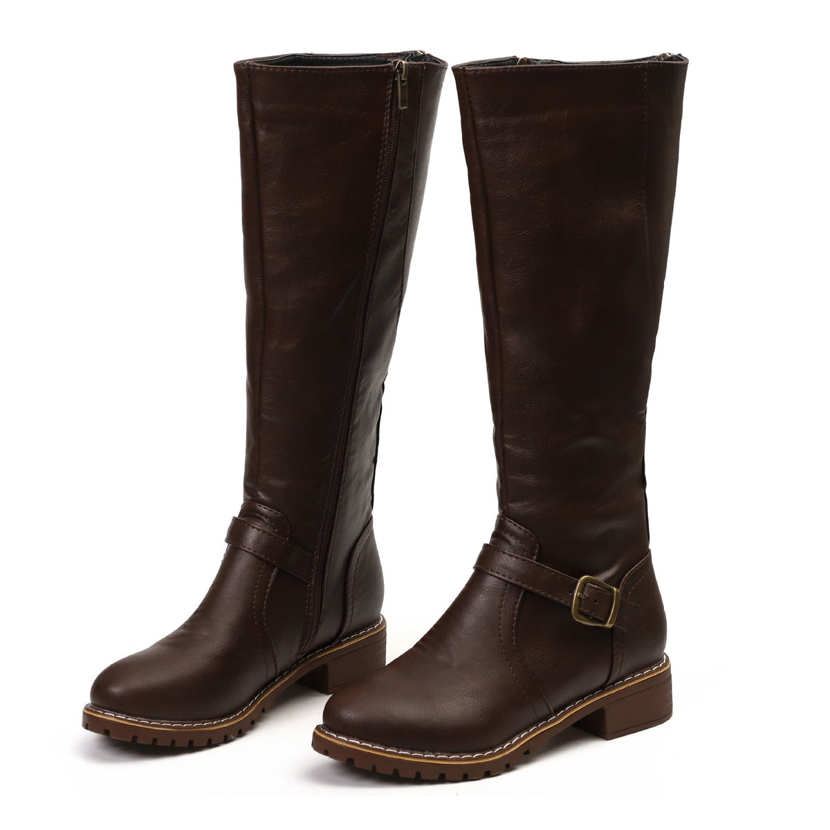Roland | Womens Winter Warm Lace Up Leather Ankle Boots - 5