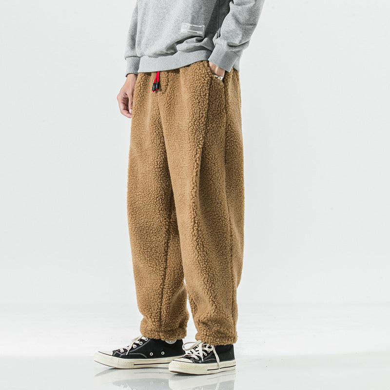Roscoe | Mens Fleece Lined Padded Trousers - Khaki