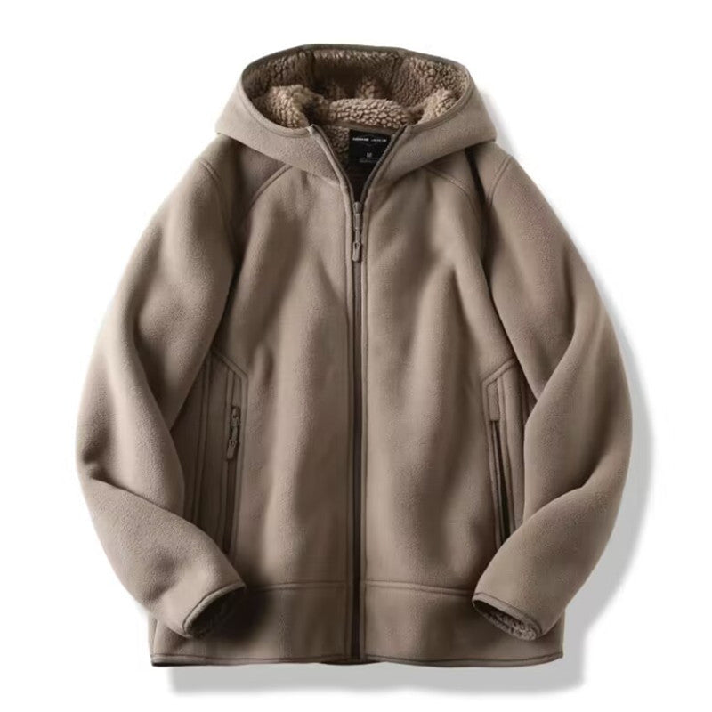Rowan | Mens Thick Fleece Hooded Coat Warm Polar - 9