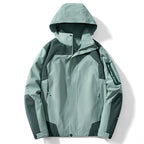 Rosalind Waterproof Hooded Windbreaker - Apple Green