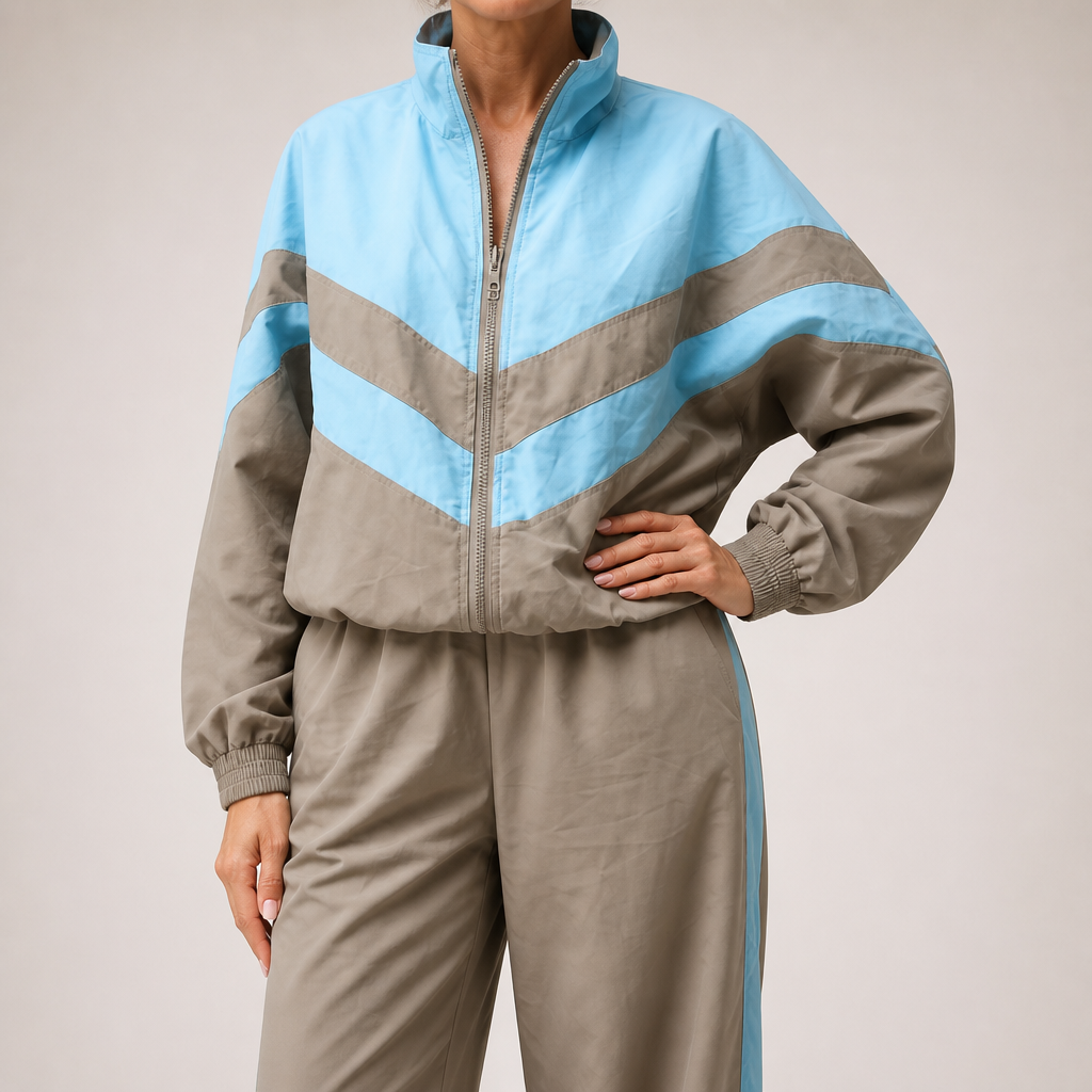 Seraphina | Womens Tracksuit Two Piece Cardigan Set Loungewear, Blue