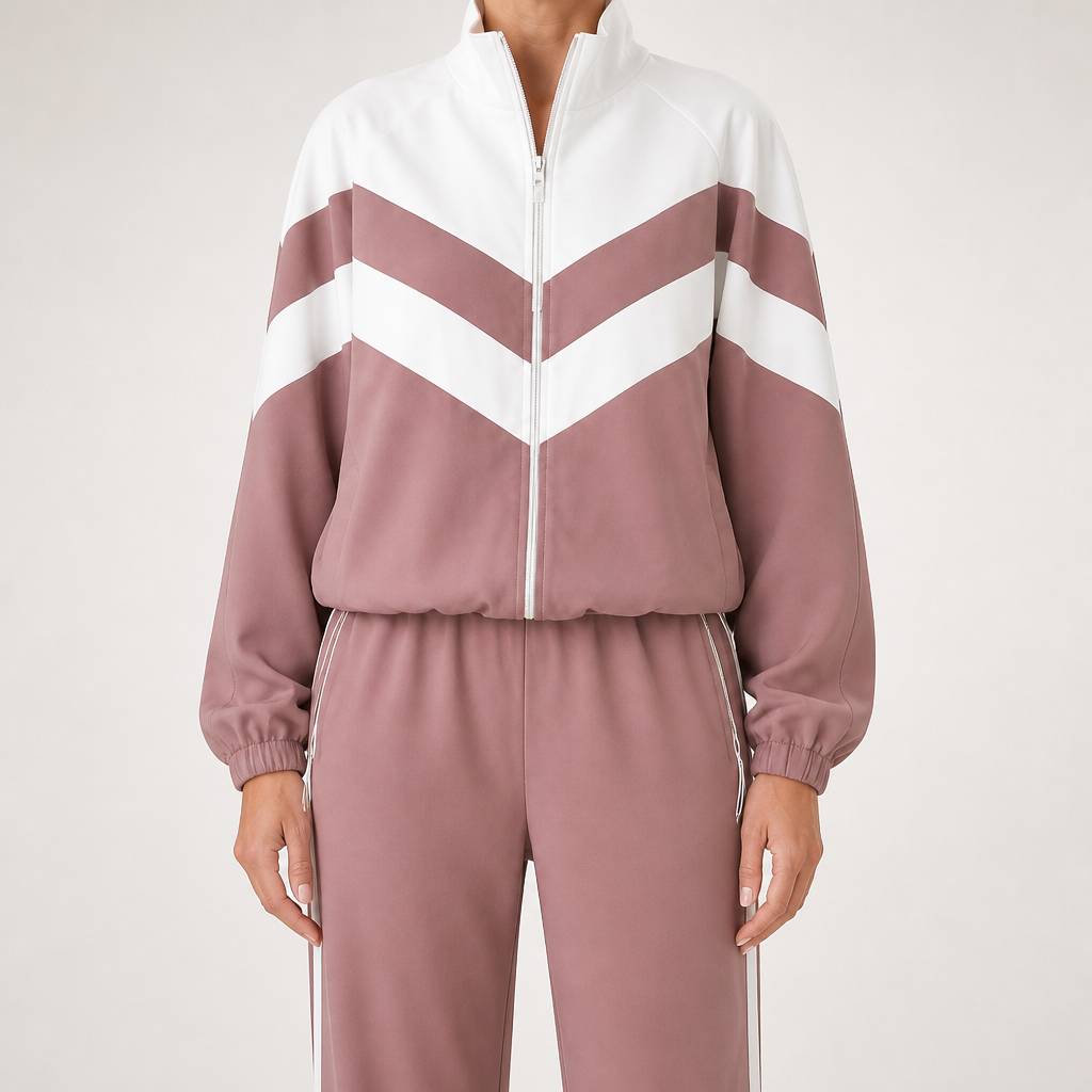Seraphina | Womens Tracksuit Two Piece Cardigan Set Loungewear, Pink