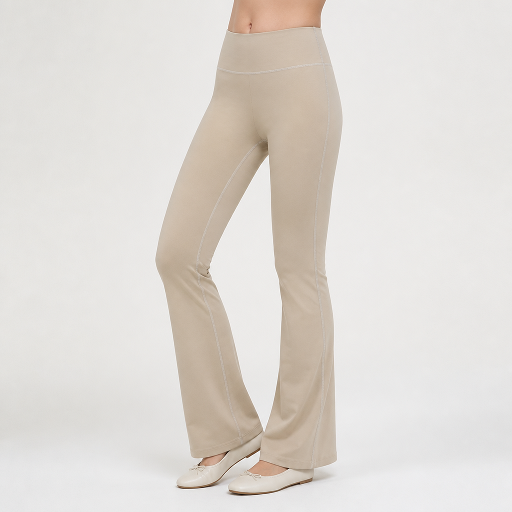 Sterling | Womens Flared Sports Leggings High Waisted Yoga Gym Flare Leggings, Design 1