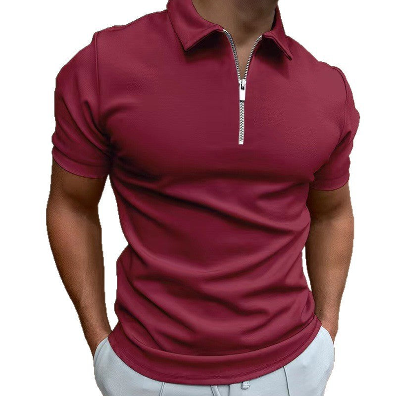 Thaddeus | Mens Short Sleeve Polo Shirt Casual - 5