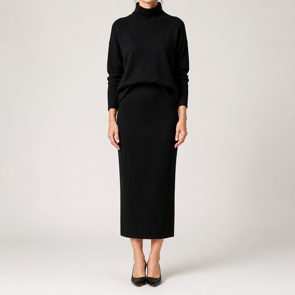 Tobin | Womens Summer Casual V Neck Loose Fit Dress, Black