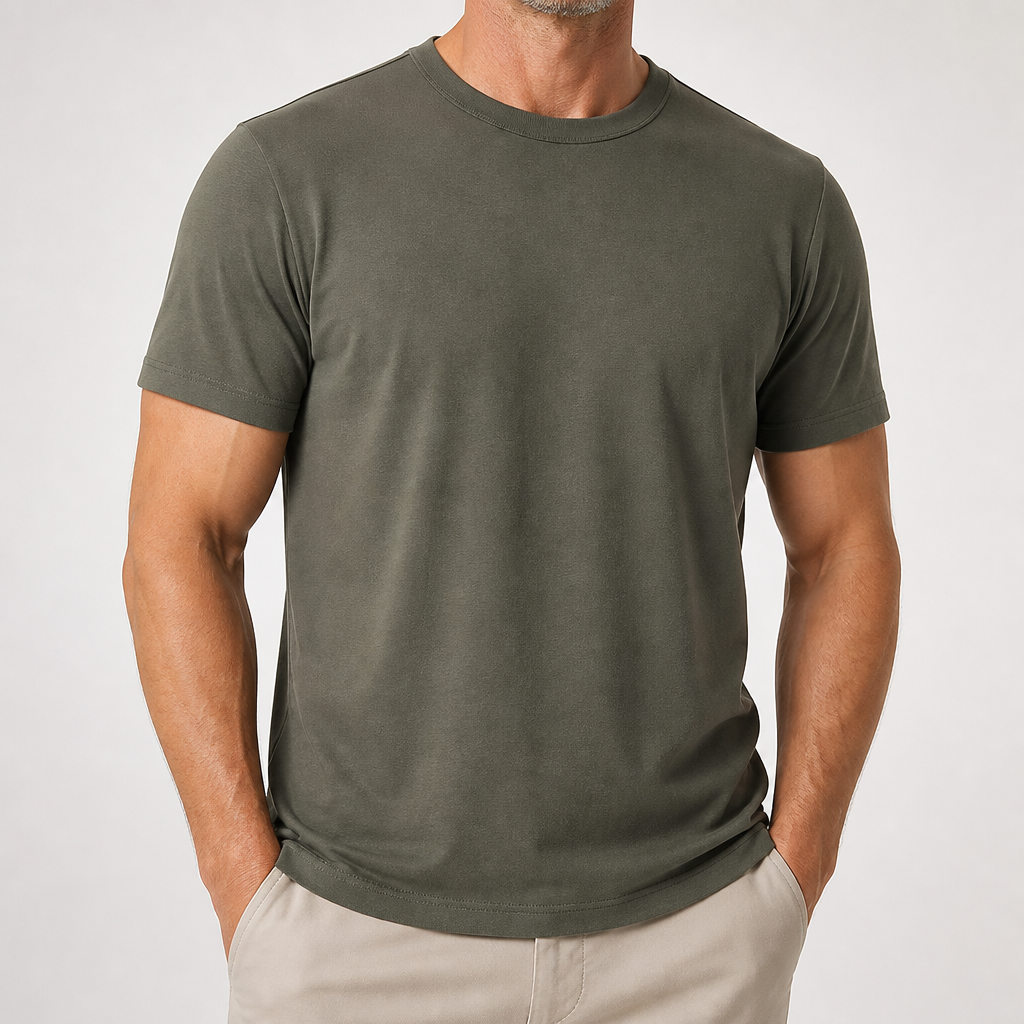 Ulysses | Mens Fitness Sports Quick Dry Short Sleeve T Shirt, Army Green