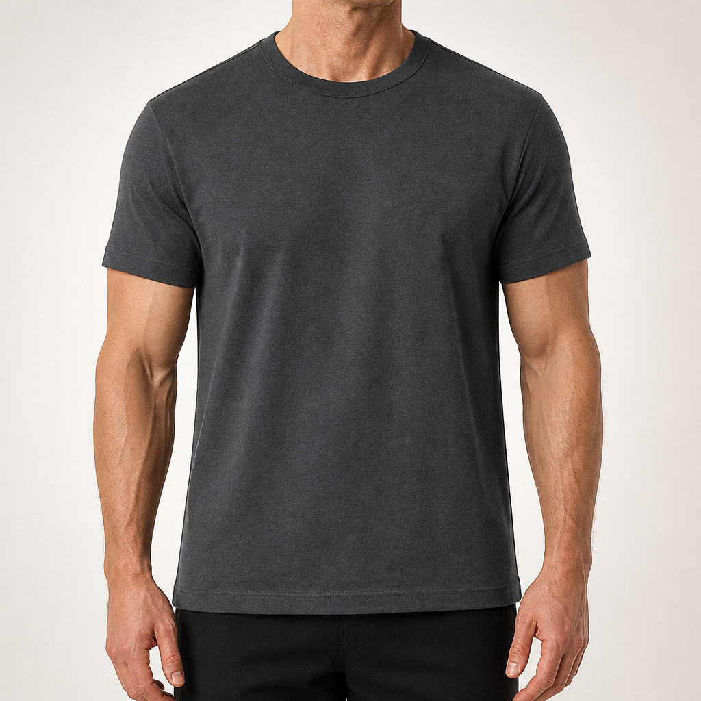 Ulysses | Mens Fitness Sports Quick Dry Short Sleeve T Shirt, Dark Grey