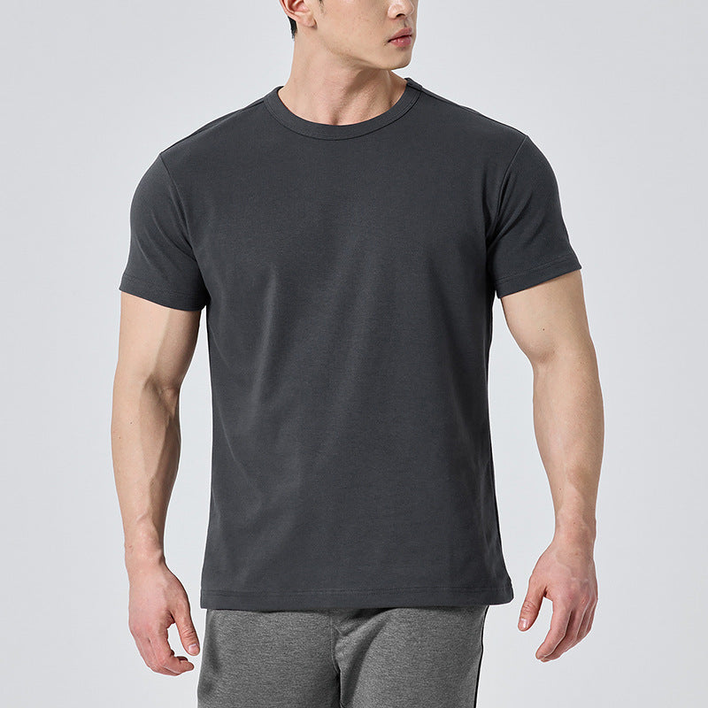 Ulysses | Mens Fitness Sports Quick Dry Short Sleeve T Shirt - Dark Grey
