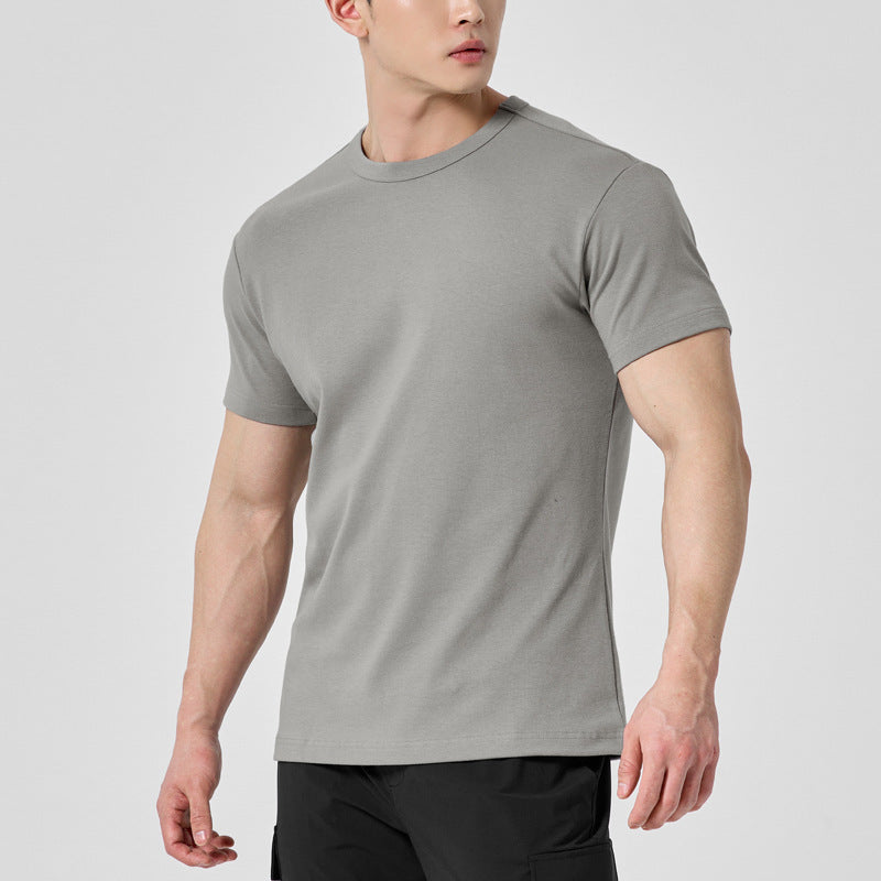 Ulysses | Mens Fitness Sports Quick Dry Short Sleeve T Shirt - Grey