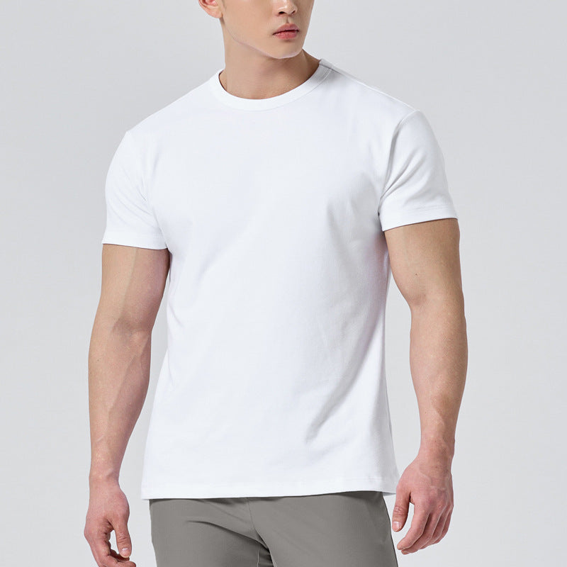 Ulysses | Mens Fitness Sports Quick Dry Short Sleeve T Shirt - White