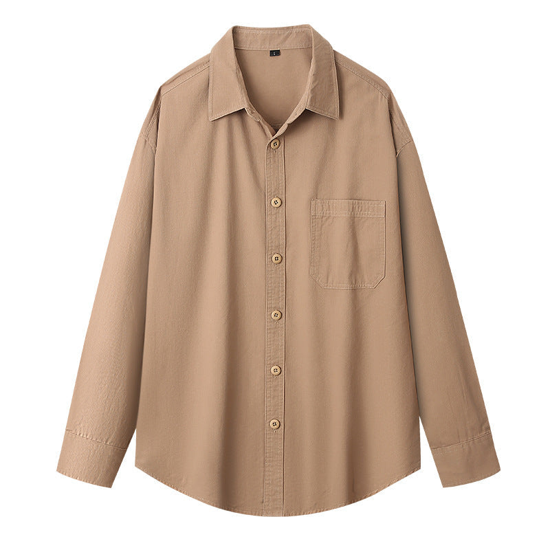Wells | Mens Cotton Workwear Shirt Jacket - Caramel
