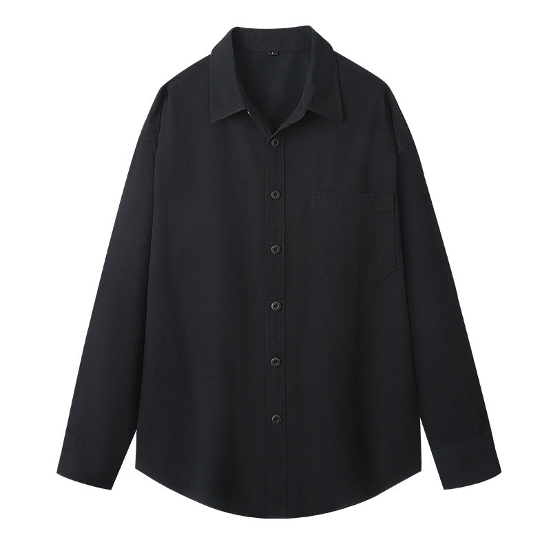 Wells | Mens Cotton Workwear Shirt Jacket - Carbon Black