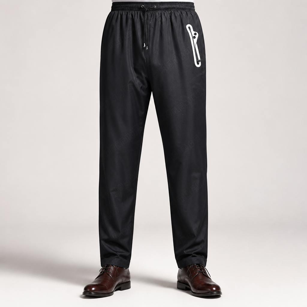 Willa | Mens Waterproof Trousers Rain Pants Over Trousers Windproof, Black 3