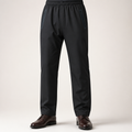 Willa | Mens Waterproof Trousers Rain Pants Over Trousers Windproof, Black