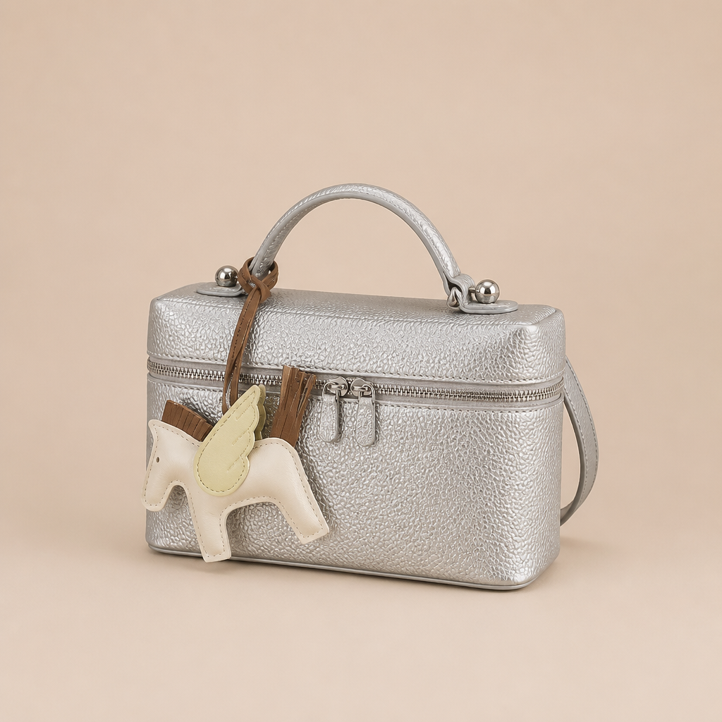 Wim | Womens Crossbody Bag Shoulder Bag Handbag, Silver