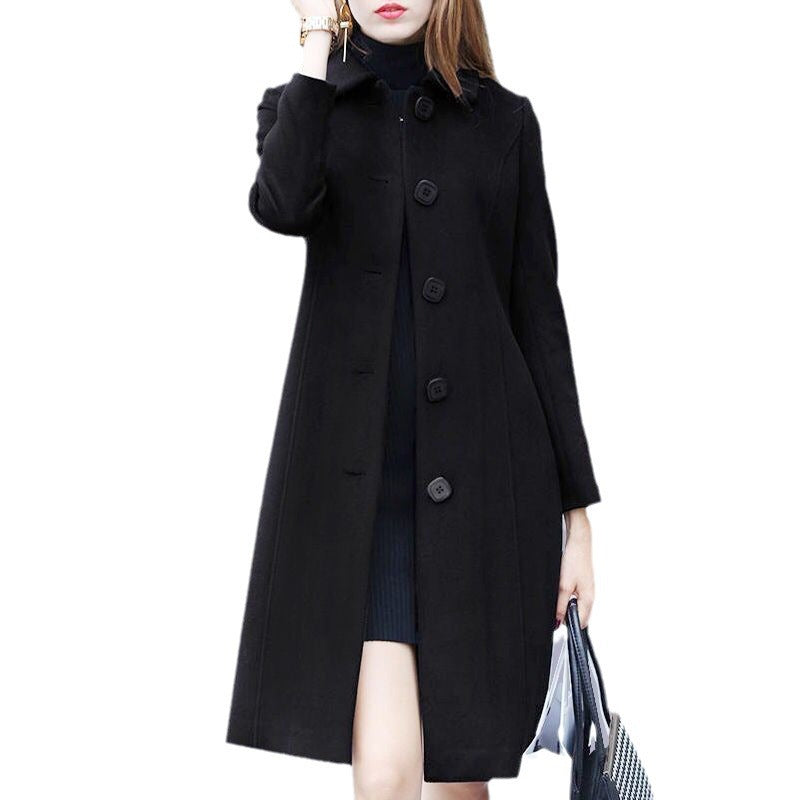 Winifred | Womens British Style Wool Blend Coat - 4