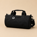 Xander | Womens Crossbody Bag Mini Cylinder Barrel Shoulder Handbag, Black