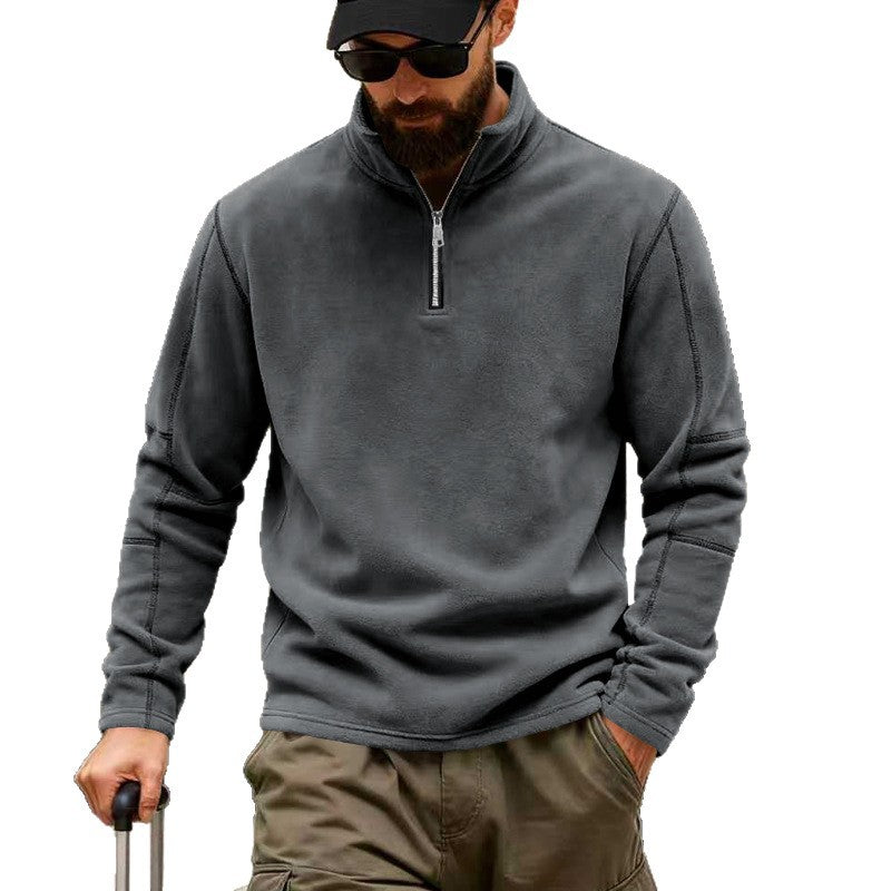 Zane | Mens Fleece Half Zip Sweatshirt - 5