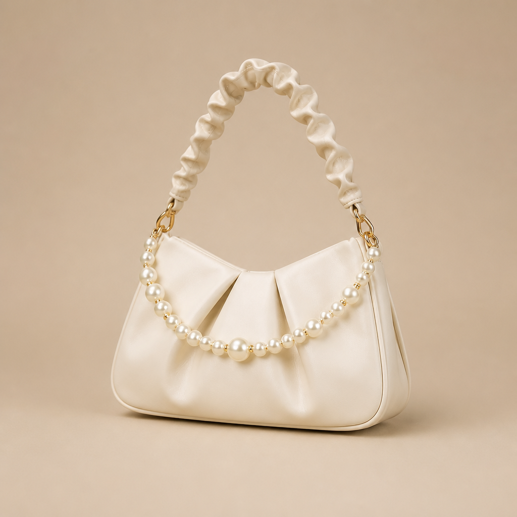 Zane | Womens Shoulder Bag Cloud Pleated Underarm Handbag, Design 2